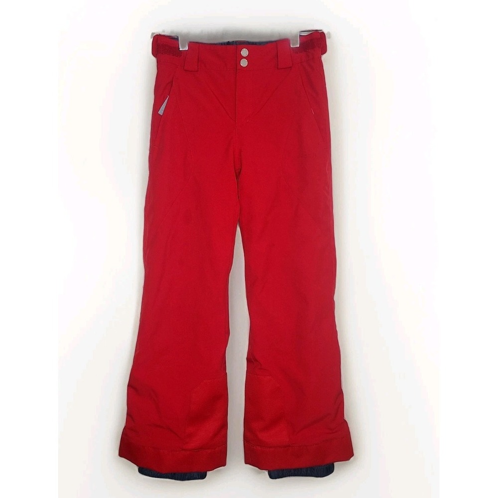 Spyder Kids Buttoned Zipped Slip-on Snow Ski Pants Red Size 10‎ Winter Sports